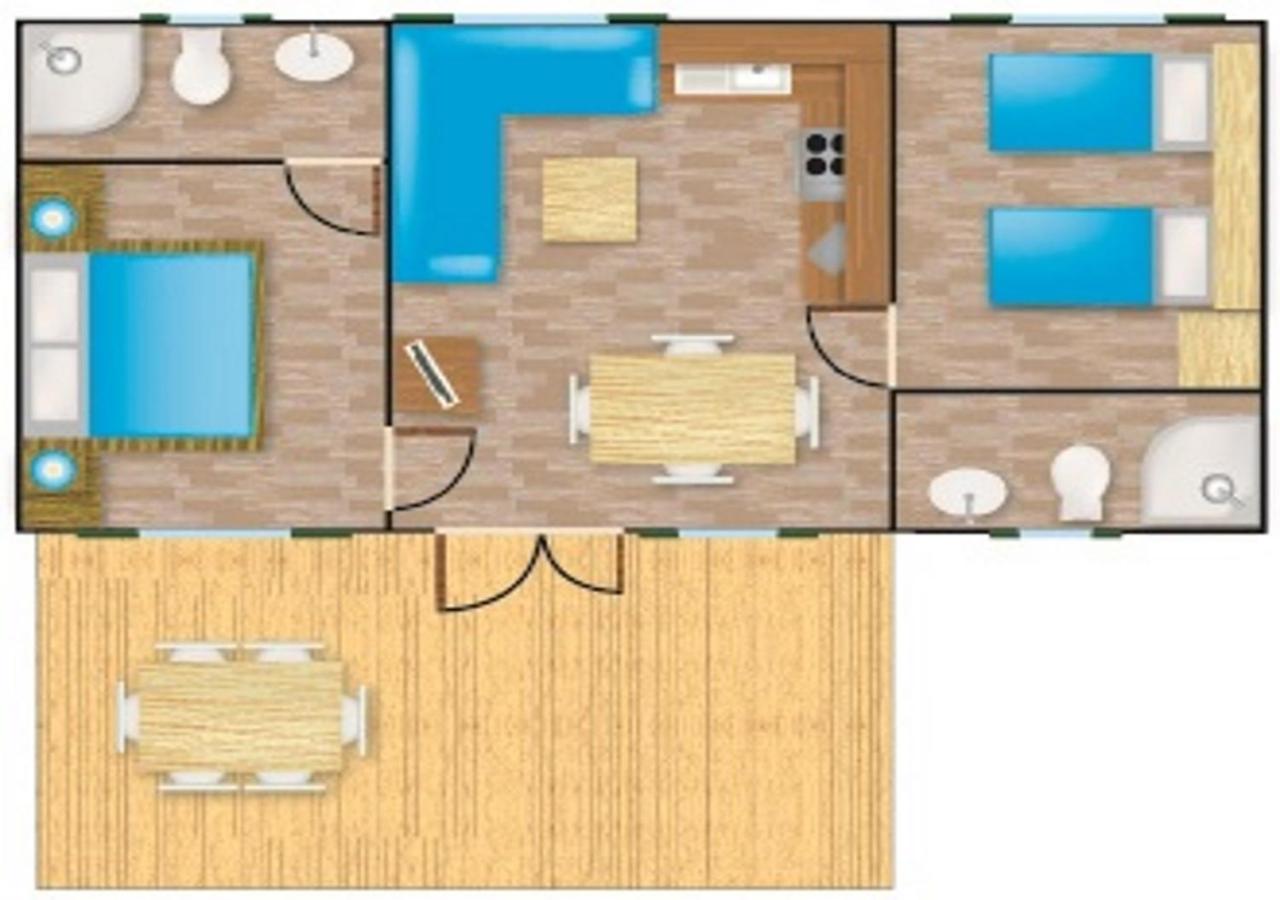Villa Al Mare Camping - 4 Stelle Cavallino-Treporti Ngoại thất bức ảnh